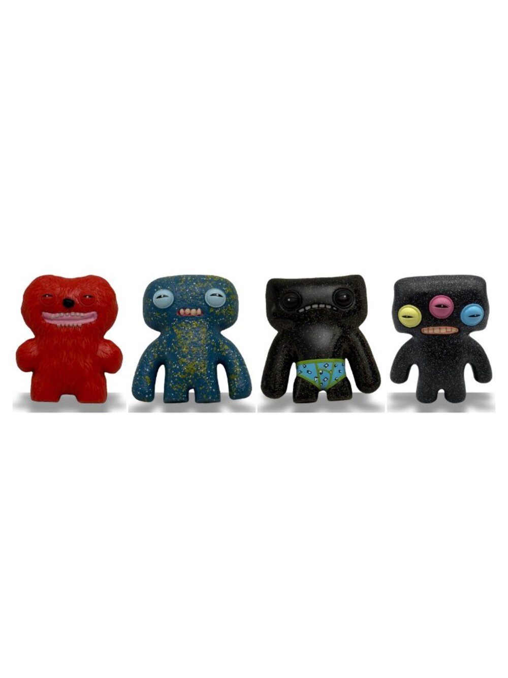 Fuggler 4-Pack Combo 2.5" Mini Monsters Menacing Suspicious Annoyed